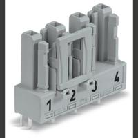 WAGO 770-804 Netstekker WINSTA MIDI Bus, inbouw verticaal Totaal aantal polen: 4 25 A Zwart 50 stuk(s) - thumbnail