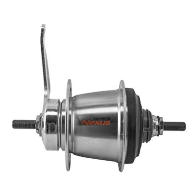 Shimano Versnellingsnaaf 7 speed nexus 7 sg-c30017 met terugtraprem - 36 gaats - zilver
