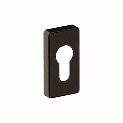 Hardbrass Cilinderrozet Shuffle rechthoek - zwart Hardbrass Cilinderrozet Shuffle rechthoek - zwart