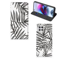 Motorola Moto G100 Smart Cover Leaves Grey - thumbnail