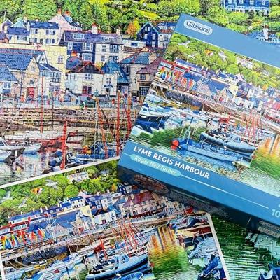 Lyme Regis Harbour Puzzel 1000 Stukjes Lyme Regis Harbour Puzzel 1000 Stukjes