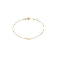 Isabel Bernard 14 karaat gouden armband letter P - IB1001202-P - thumbnail