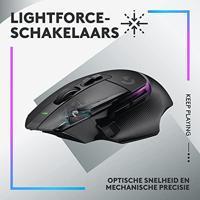 Logitech-G G502 X Lightspeed Plus Zwart Draadloze Gaming Muis - thumbnail