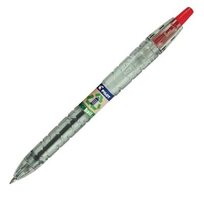 Pilot Ecoball B2P BeGreen balpen, medium punt, 0,3 mm, rood