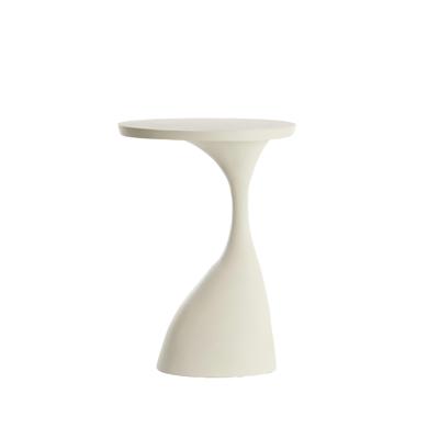Light & Living Bijzettafel 'Macau' 55cm hoog, kleur Mat Crème