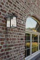 Lutec Zwarte wandlampKelsey helder glas - 5273603012 - thumbnail