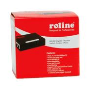 ROLINE Gigabit Ethernet Switch, Pocket, 4-Poorts - thumbnail