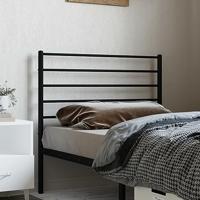 Hoofdbord metaal zwart 100 cm - thumbnail