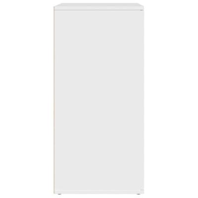 Dressoir 79x38x80 cm bewerkt hout wit