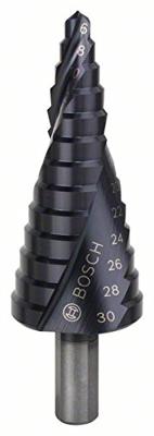 Bosch Accessories 2608588067 2608588067 HSS Getrapte boor Gezamenlijke lengte 93.5 mm TiAIN 3 vlakken schacht 1 stuk(s) Bosch Accessories 2608588067 2608588067 HSS Getrapte boor Gezamenlijke lengte 93.5 mm TiAIN 3 vlakken schacht 1 stuk(s)