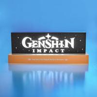 Genshin Impact LED-Light Logo 22 cm - thumbnail