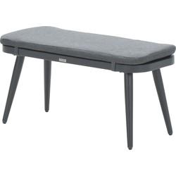 Bali bank 110x40xH45 carbon black/mystic grey Garden Impressions - Garden impressions Bali bank 110x40xH45 carbon black/mystic grey Garden Impressions - Garden impressions