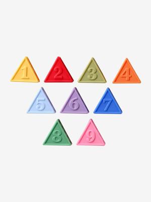 Set sensorische driehoeken baby meerkleurig