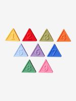 Set sensorische driehoeken baby meerkleurig - thumbnail