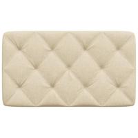 Hoofdbordkussen 80 cm stof crmekleurig - thumbnail