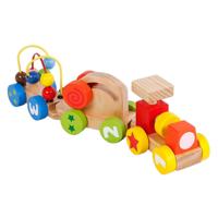 Houten Trein met Activiteiten Wagons, 3dlg. - thumbnail