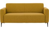 Goossens Bank Key West geel, stof, 2,5-zits, modern design - thumbnail