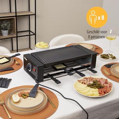 Tristar RA2736 Raclette en Pizza 8 Zwart - thumbnail