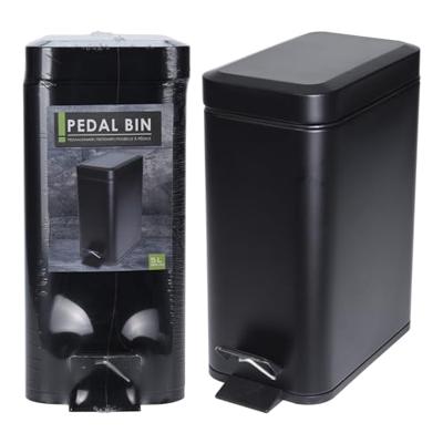 Excellent Houseware pedaalemmer 5 l matzwart