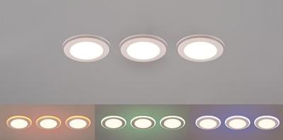 Trio Witte inbouwspotsArgus set van 3 - 653610331