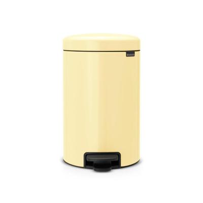 Brabantia pedaalemmer NewIcon 12 liter mellow yellow