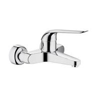 GROHE Euroeco wandkraan met koppelingen inclusief hendel 17cm 20,3cm chroom 32778000 - thumbnail