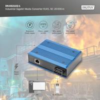 Digitus DN-652102-1 Mediaconverter LAN 10 / 100 / 1000 MBit/s - thumbnail