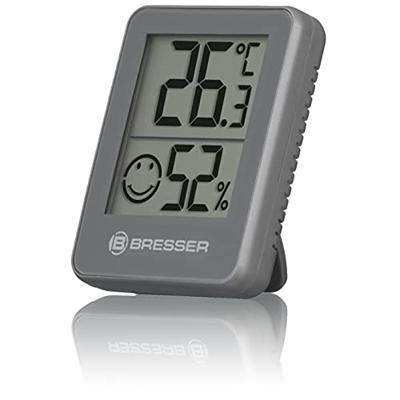 BRESSER ClimaTemp Hygro Indicator Set van 6 Thermo-/Hygrometers (grijs)