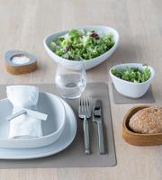 LIND DNA - Dinner Mat Square - Placemat 35x45cm Nupo Clay Brown - thumbnail