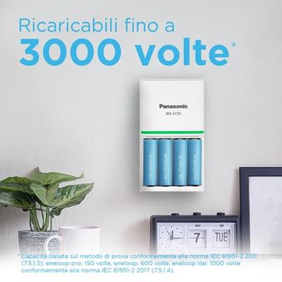 Panasonic eneloop Lite HR06 Oplaadbare AA batterij (penlite) NiMH 900 mAh 1.2 V 2 stuk(s) Panasonic eneloop Lite HR06 Oplaadbare AA batterij (penlite) NiMH 900 mAh 1.2 V 2 stuk(s)
