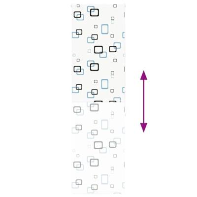 Doucherolgordijn 70x240 cm stofbreedte 66 cm