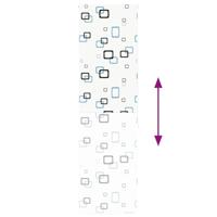 Doucherolgordijn 70x240 cm stofbreedte 66 cm - thumbnail