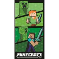 Minecraft handdoek 70x 140cm - thumbnail