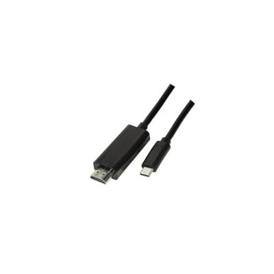 LogiLink UA0330 USB Type C naar HDMI kabel zwart 3m LogiLink UA0330 USB Type C naar HDMI kabel zwart 3m