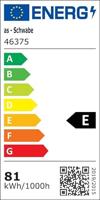 AS Schwabe 46375 Werklamp Energielabel: E (A - G) werkt op een accu, werkt op het lichtnet 9900 lm - thumbnail