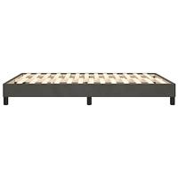 Boxspringframe fluweel donkergrijs 140x200 cm - thumbnail