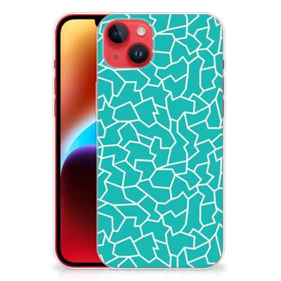 iPhone 14 Plus | Hoesje maken | Cracks Blue iPhone 14 Plus | Hoesje maken | Cracks Blue