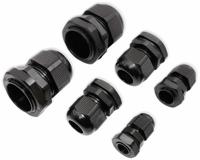 Quadrios 2009CA105 Wartel assortiment PA66 Zwart (RAL 9005) 1 set(s) - thumbnail