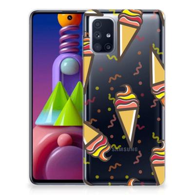 Samsung Galaxy M51 | Siliconen Case | Icecream
