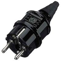 MENNEKES 10754 Stekker met randaarde Plastic 230 V Zwart IP44 - thumbnail