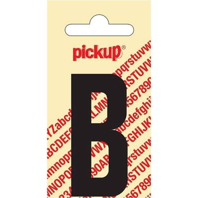 Plakletter Nobel Sticker zwarte letter B amsterdam Pickup - Pickup