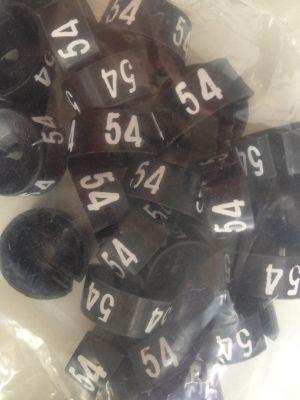 MB zwart/wit 54 voor op kledinghanger