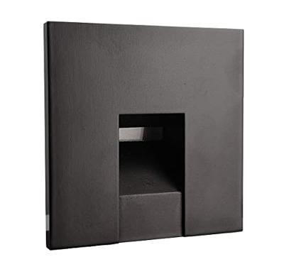 Deko Light Abdeckung eckig schwarz für Alwaid 930484 Afdekking