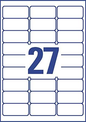 Avery-Zweckform Adresetiketten J4792-25 (N/A ),Wit, Rechthoek, Afgeronde hoeken, 675 stuk(s), Permanent hechtend Avery-Zweckform Adresetiketten J4792-25 (N/A ),Wit, Rechthoek, Afgeronde hoeken, 675 stuk(s), Permanent hechtend
