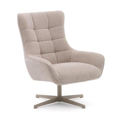 Kave Home Draaifauteuil 'Teryl' Chenille, kleur Beige