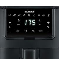 Severin FR 2461 Airfryer 4 l 1300 W Timerfunctie, Met display Zwart - thumbnail