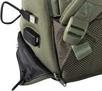 Basil B-Safe Commuter Nordlicht - Moderne fietsrugzak voor elektrische fietsen - 18L - Groen - Unisex - Met LED-verlichting - thumbnail