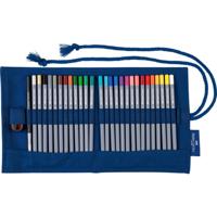 Faber Castell Roletui 27 Goldfaber Aqua Kleurpotloden 1 Puntenslijper + 1 Penseel Doos 3 Stuks - thumbnail