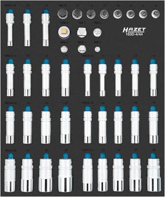 HAZET Dopsleutelset 163D-4/44 - 44-delig - 5 - 32 HAZET Dopsleutelset 163D-4/44 - 44-delig - 5 - 32