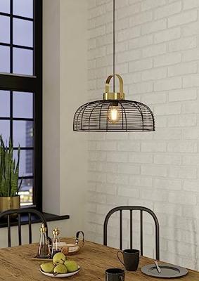 Eglo DraadlampRoundham Ø 45cm - zwart met goud - 43964